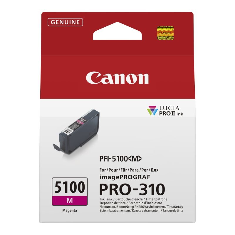 Canon PFI-5100 M 6954C001 Kırmızı Mürekkep Kartuşu