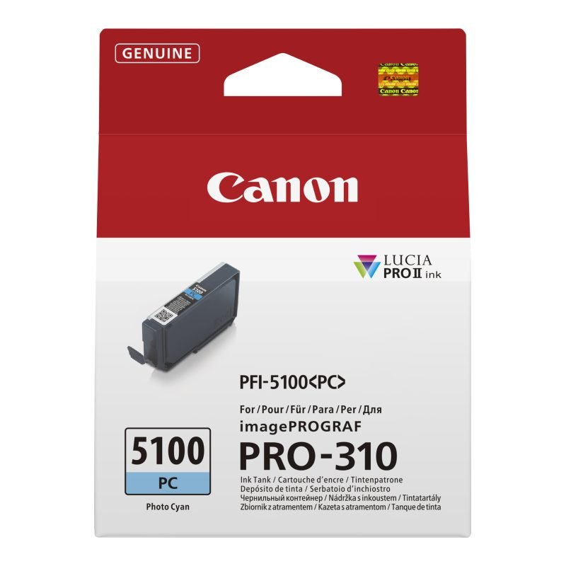 Canon PFI-5100 PC 6956C001 Foto Mavi Mürekkep Kartuşu