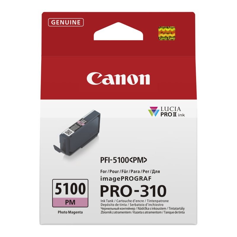 Canon PFI-5100 PM 6957C001 Foto Kırmızı Mürekkep Kartuşu