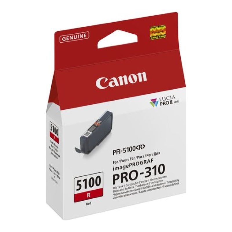 Canon PFI-5100 R 6958C001 Kırmızı Mürekkep Kartuşu — görsel 2