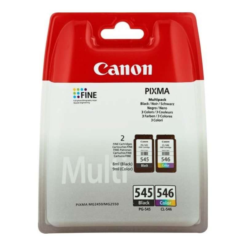 Canon PG-545/CL-546 8287B005 Üç Renkli Mürekkep Kartuşu