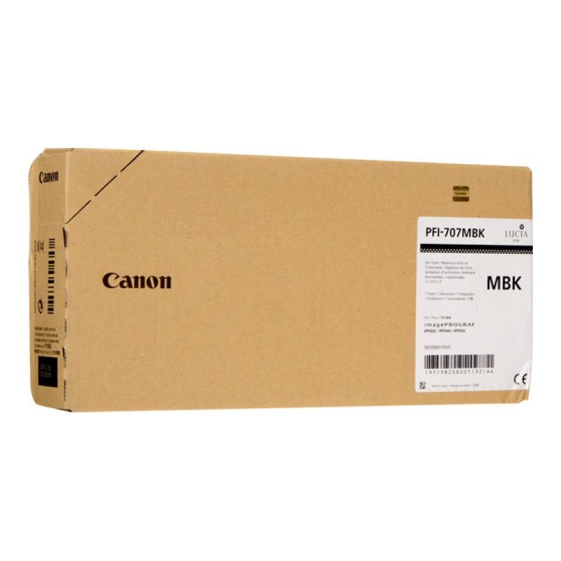 Canon PFI-707MBK 9820B001 Mat Siyah Mürekkep Kartuşu