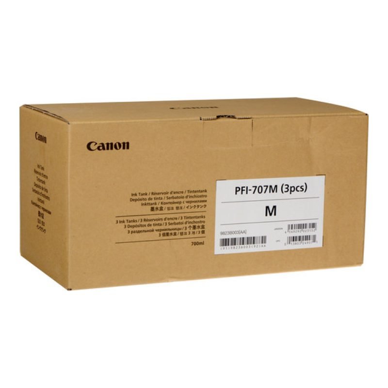 Canon PFI-707M 9823B003 Kırmızı Mürekkep Kartuşu