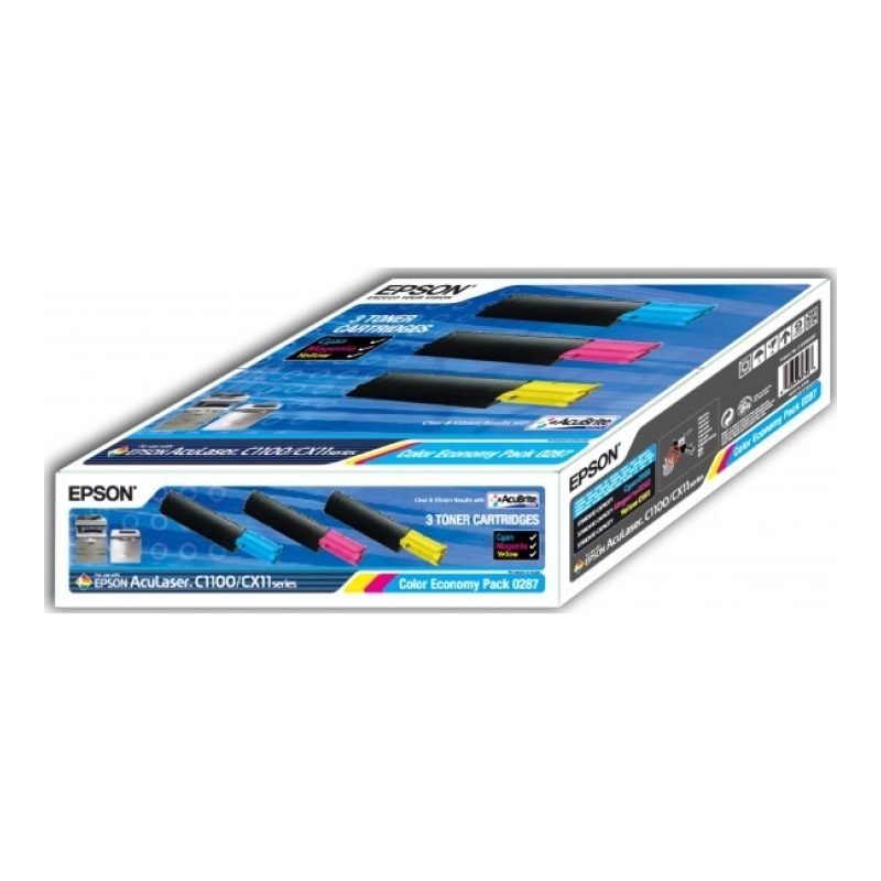 Epson Ekonomik paket S050287 C13S050287 Üç Renkli Toner