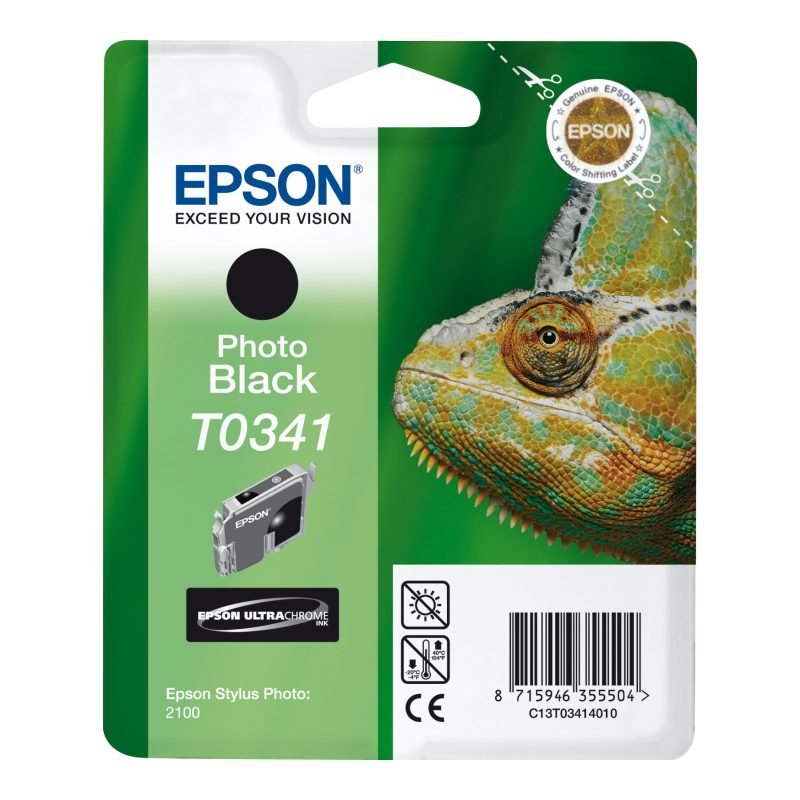 Epson T0341 C13T03414020 Foto Siyah Mürekkep Kartuşu