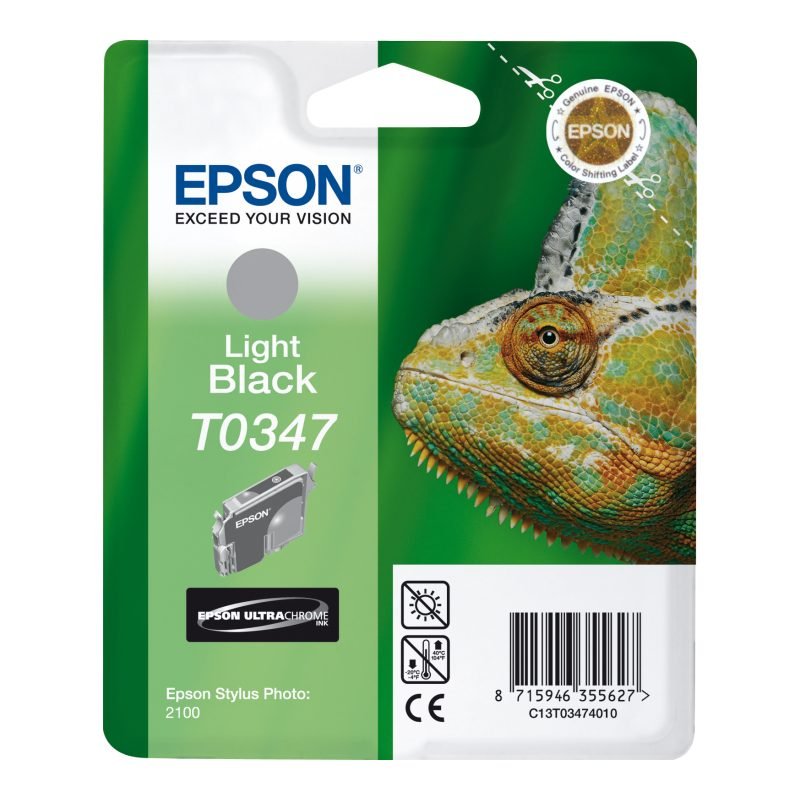 Epson T0347 C13T03474020 Siyah Mürekkep Kartuşu