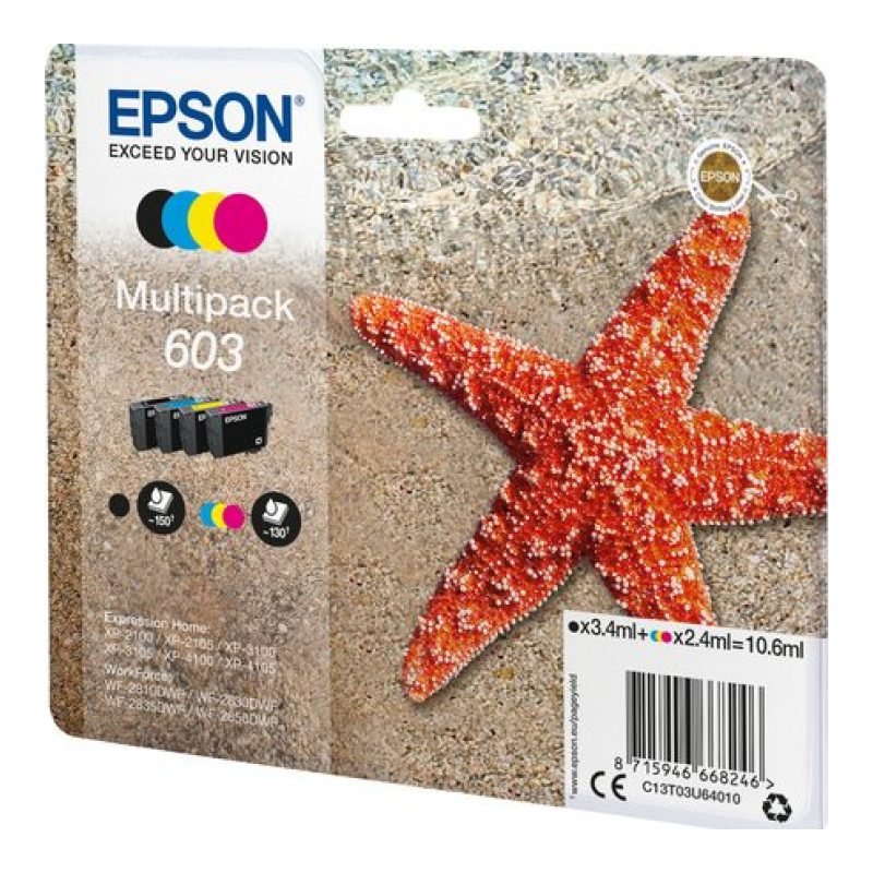 Epson C13T03U64010 Üç Renkli Mürekkep Kartuşu — görsel 2