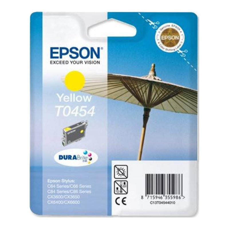 Epson T0454 C13T04544020 Sarı Mürekkep Kartuşu