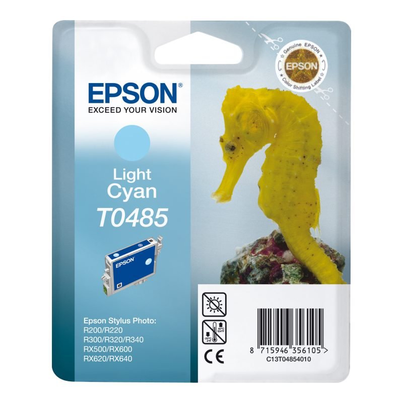 Epson T0485 C13T04854020 Açık Mavi Mürekkep Kartuşu