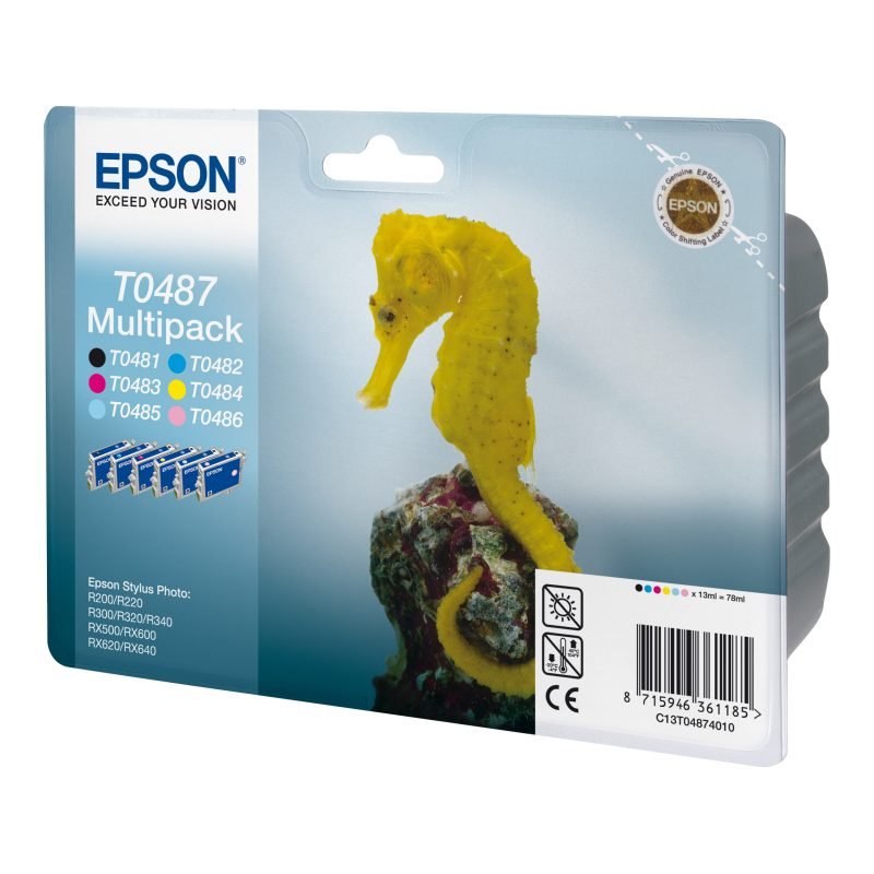 Epson T0487 C13T04874020 Üç Renkli Mürekkep Kartuşu