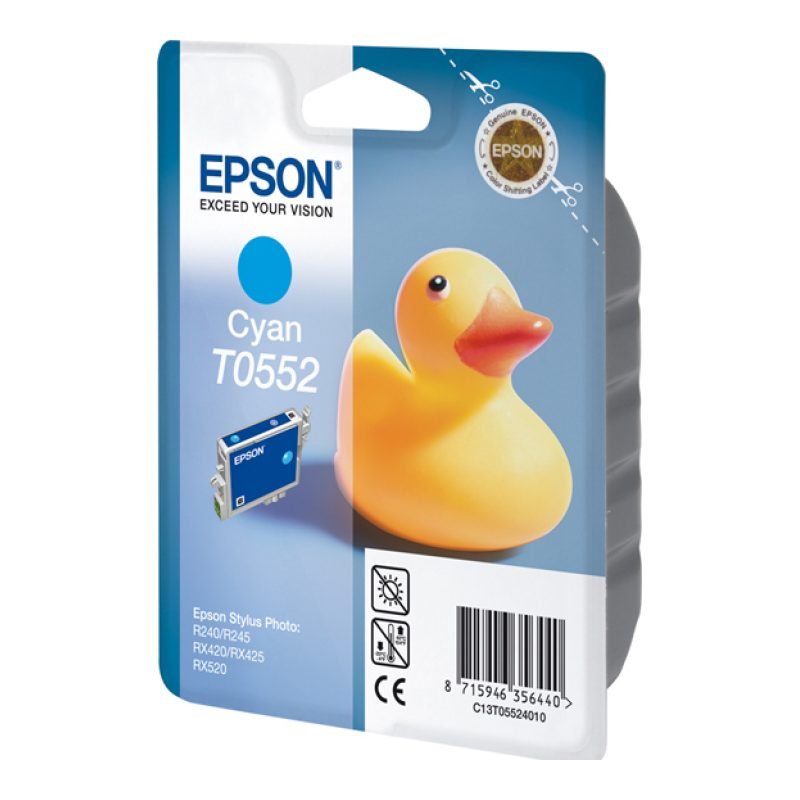 Epson T0552 C13T055240JA Mavi Mürekkep Kartuşu
