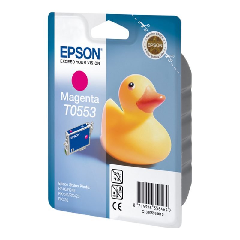 Epson T0553 C13T055340JA Kırmızı Mürekkep Kartuşu