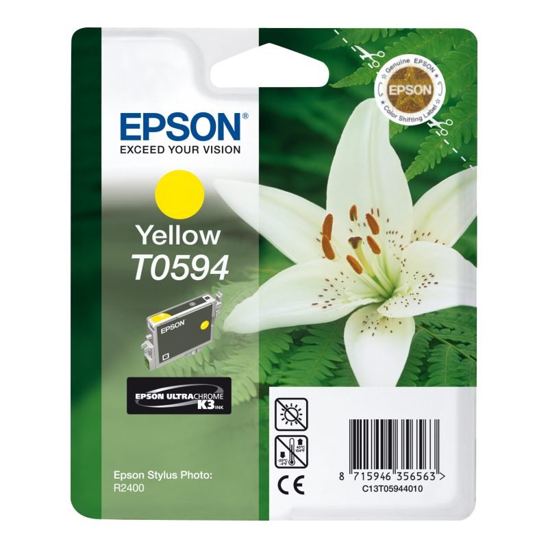 Epson T0594 C13T05944020 Sarı Mürekkep Kartuşu