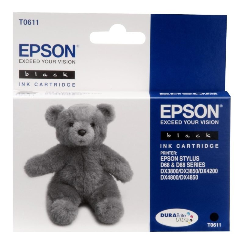 Epson T061 C13T061140 Siyah Mürekkep Kartuşu