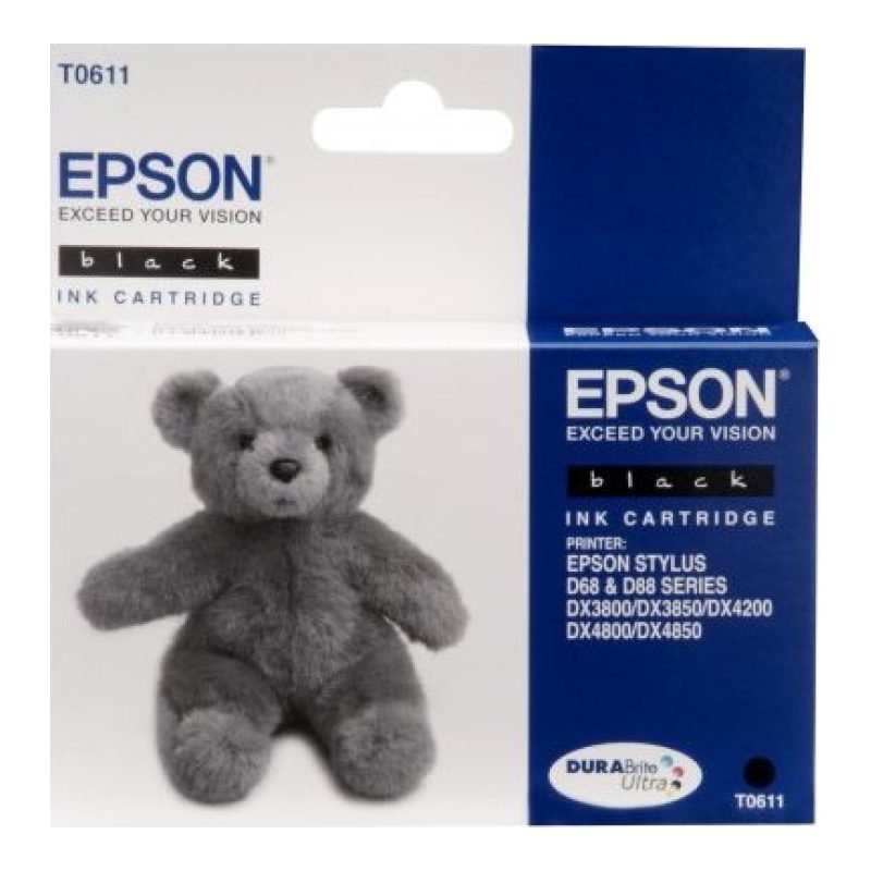 Epson T061 C13T061140 Siyah Mürekkep Kartuşu — görsel 2