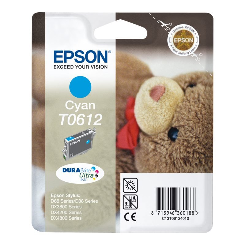 Epson T0612 C13T06124010 Mavi Mürekkep Kartuşu