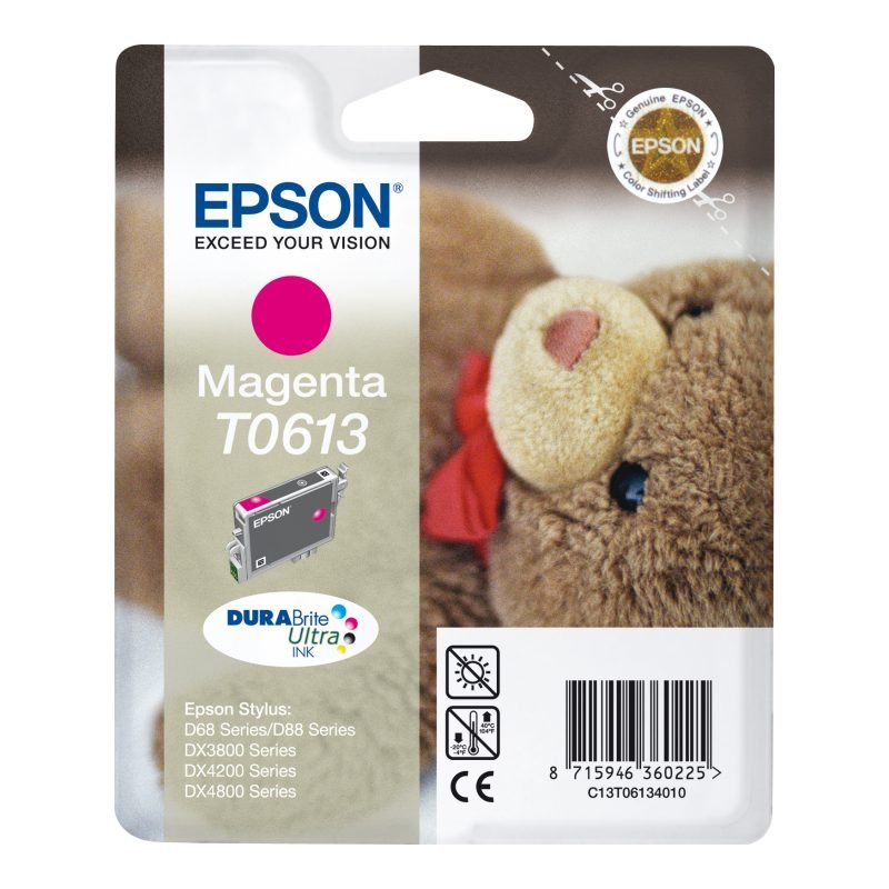 Epson T0613 C13T06134010 Kırmızı Mürekkep Kartuşu