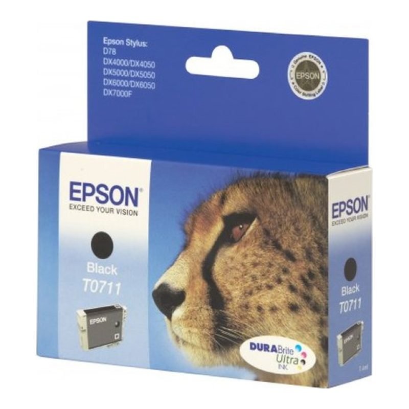 Epson T0711 C13T071140 Siyah Mürekkep Kartuşu — görsel 2