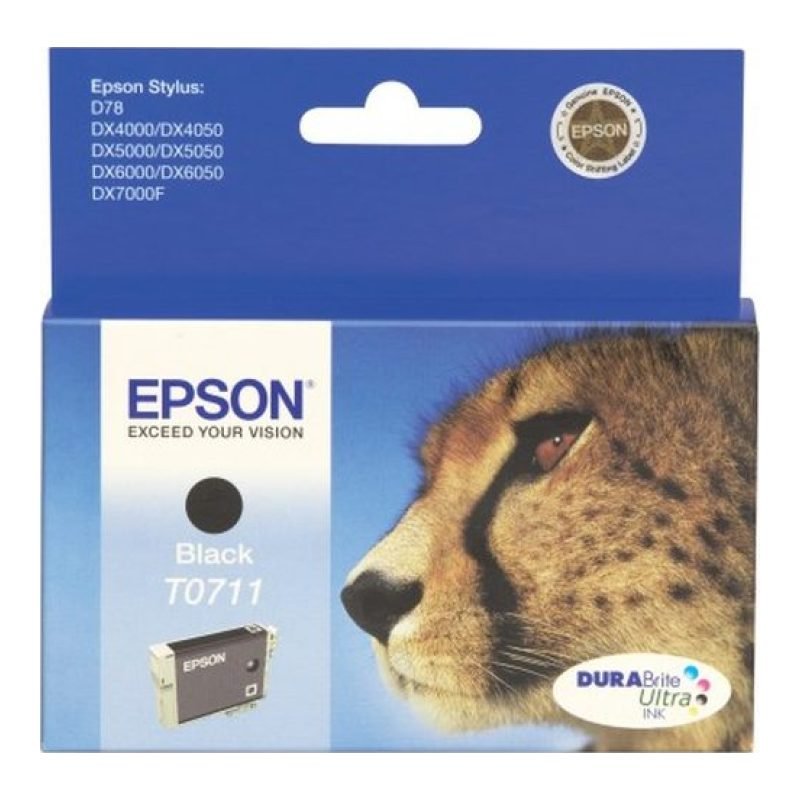 Epson T0711 C13T071140 Siyah Mürekkep Kartuşu — görsel 3