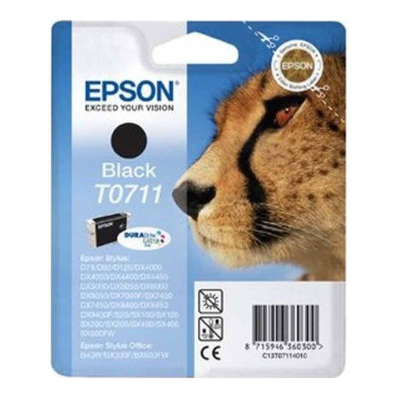 Epson T0711 C13T07114011 Siyah Mürekkep Kartuşu