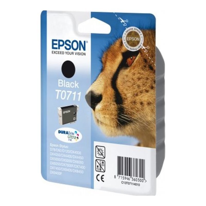 Epson T0711 C13T07114020 Siyah Mürekkep Kartuşu — görsel 3