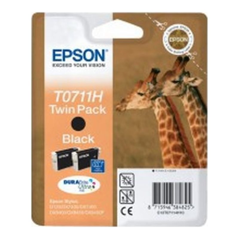 Epson T0711 C13T07114H Siyah Mürekkep Kartuşu