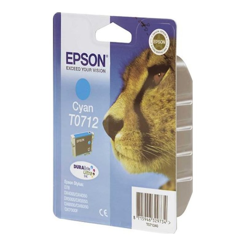 Epson T0712 C13T07124020 Mavi Mürekkep Kartuşu — görsel 2