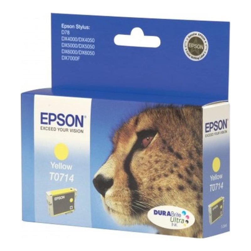Epson T0714 C13T071440 Sarı Mürekkep Kartuşu — görsel 3