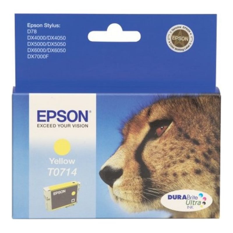 Epson T0714 C13T071440 Sarı Mürekkep Kartuşu — görsel 4