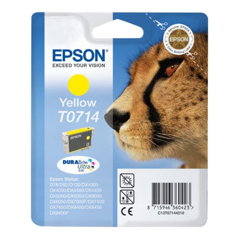 Epson T0714 C13T07144011 Sarı Mürekkep Kartuşu