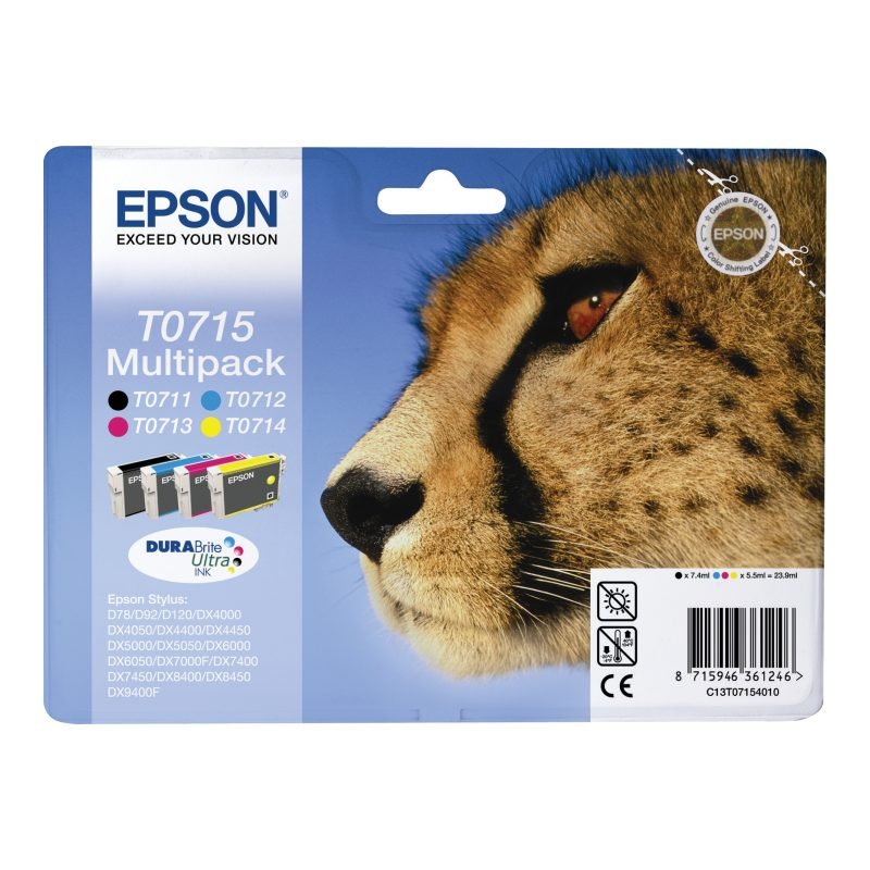 Epson T0715 C13T07154020 Üç Renkli Mürekkep Kartuşu