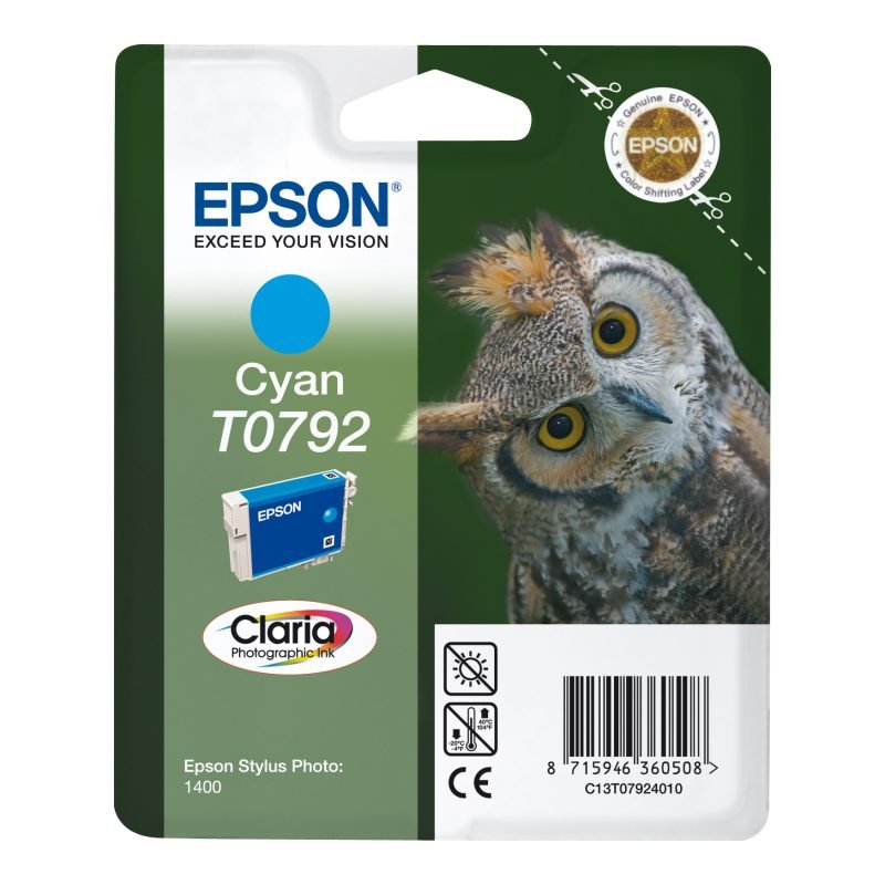 Epson T0792 C13T07924010 Mavi Mürekkep Kartuşu