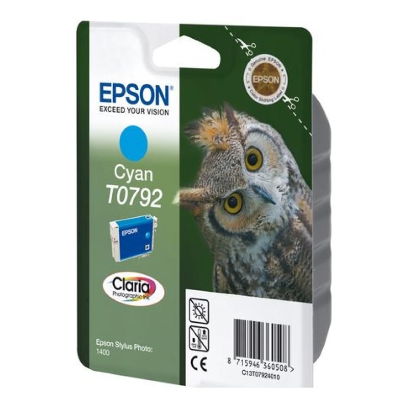 Epson T0792 C13T07924020 Mavi Mürekkep Kartuşu — görsel 2