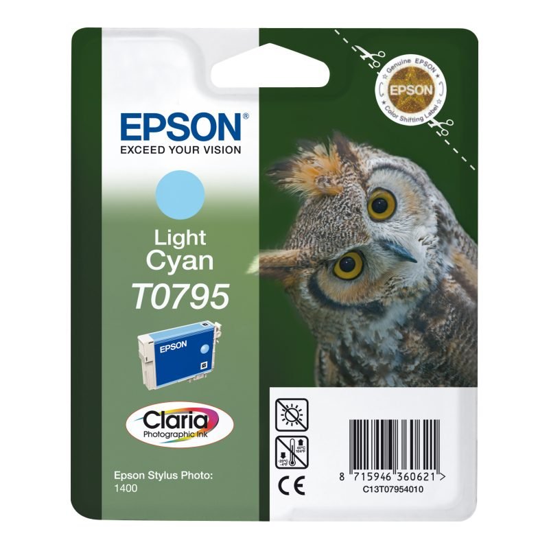 Epson T0795 C13T07954010 Açık Mavi Mürekkep Kartuşu