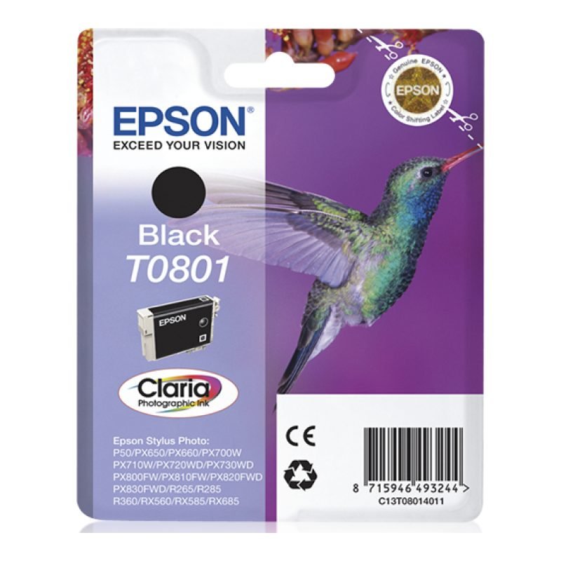 Epson T0801 C13T08014021 Mürekkep Kartuşu