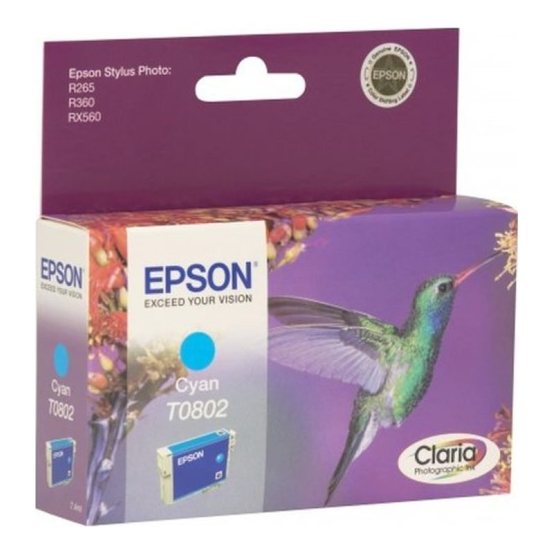 Epson T0802 C13T080240 Mavi Mürekkep Kartuşu — görsel 2
