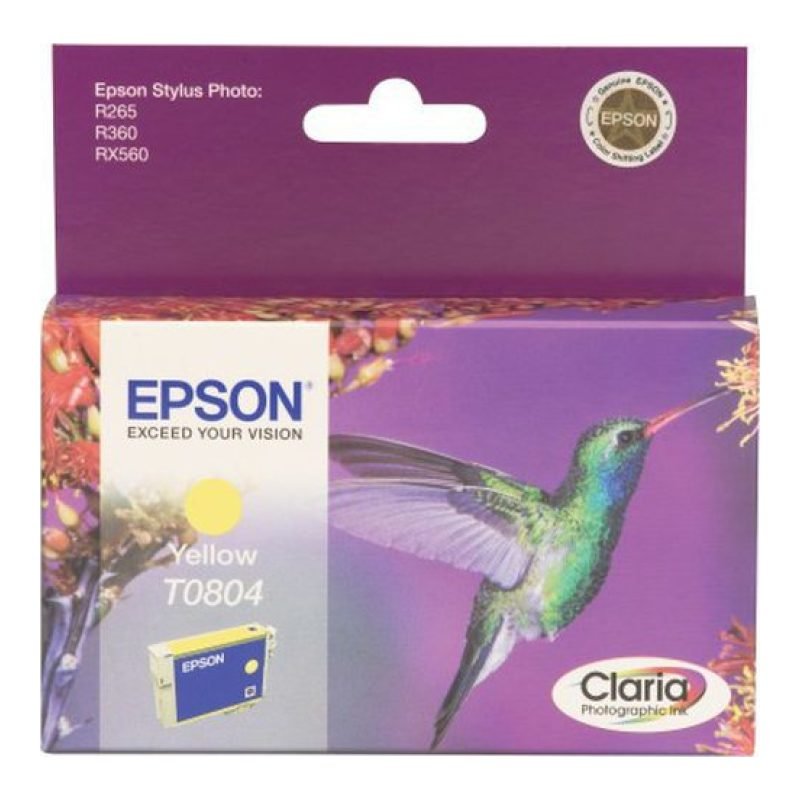 Epson T0804 C13T080440 Sarı Mürekkep Kartuşu — görsel 2