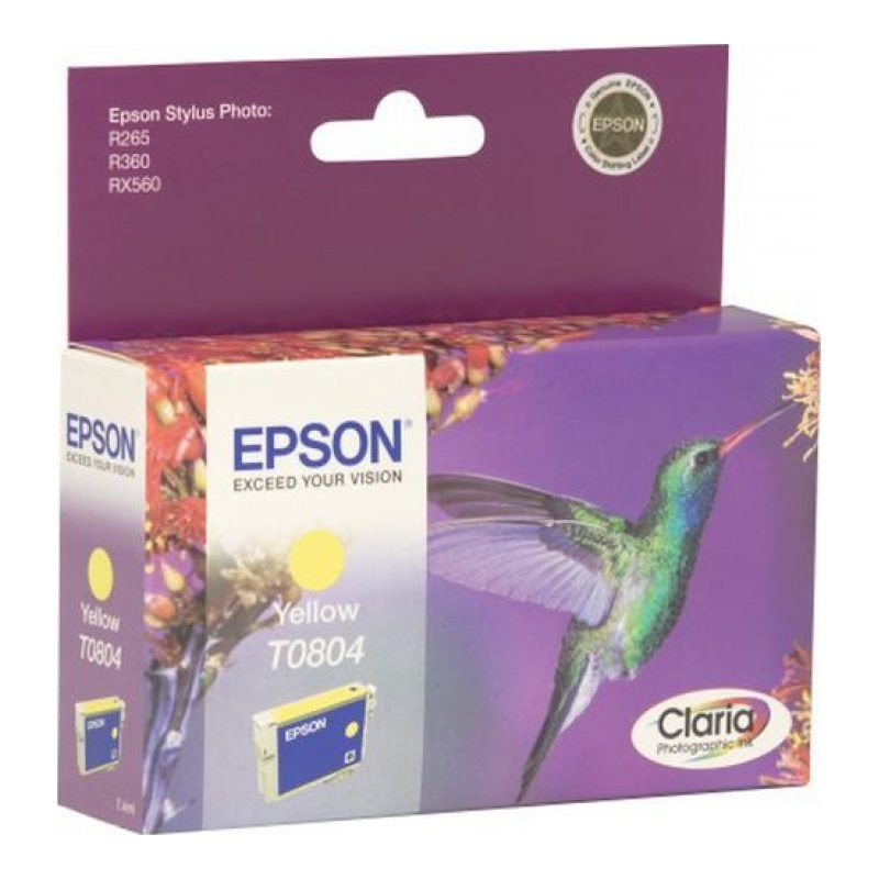 Epson T0804 C13T080440 Sarı Mürekkep Kartuşu — görsel 3