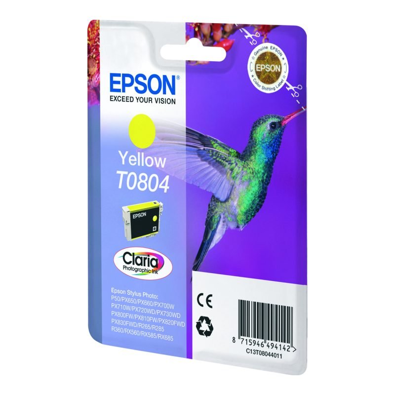 Epson T0804 C13T08044011 Sarı Mürekkep Kartuşu