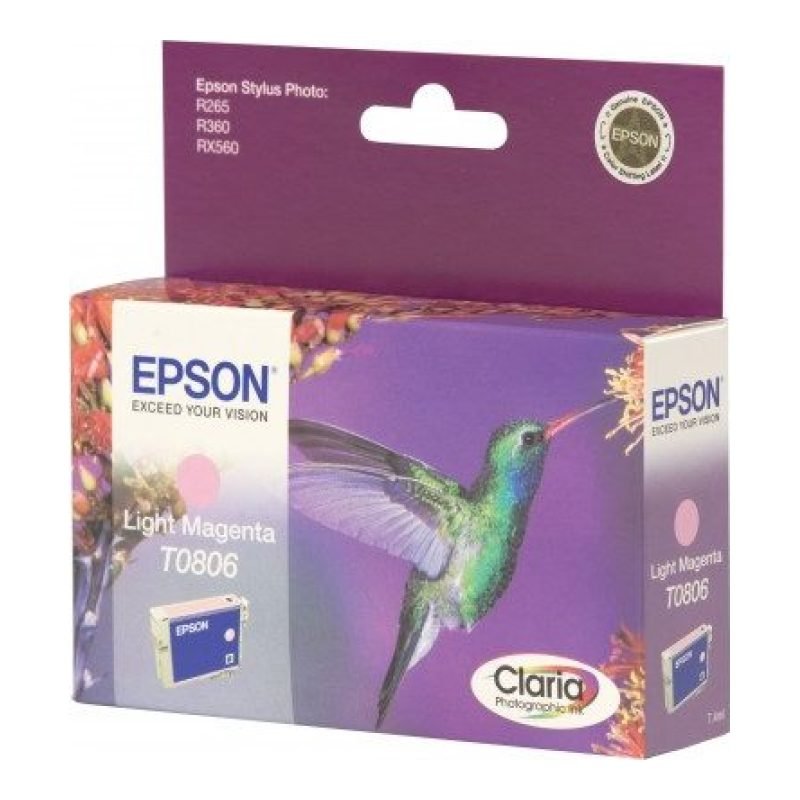 Epson T0806 C13T080640 Açık Kırmızı Mürekkep Kartuşu — görsel 3