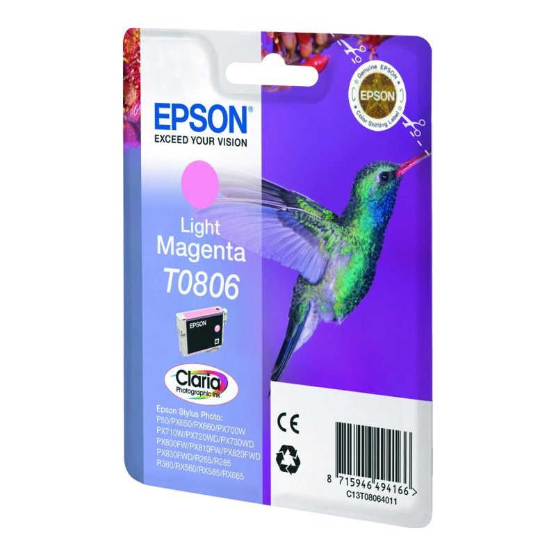 Epson T0806 C13T08064011 Kırmızı Mürekkep Kartuşu