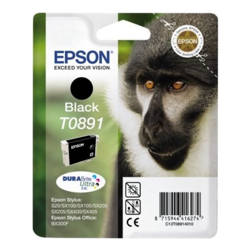 Epson T0891 C13T089140 Siyah Mürekkep Kartuşu — görsel 3