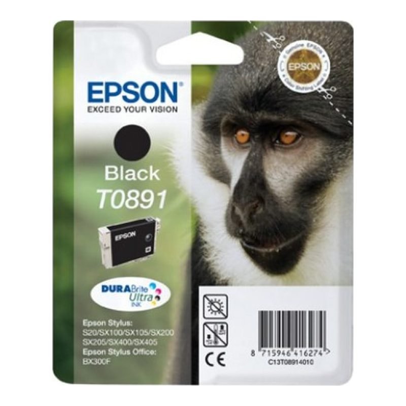 Epson T0891 C13T089140 Siyah Mürekkep Kartuşu — görsel 5