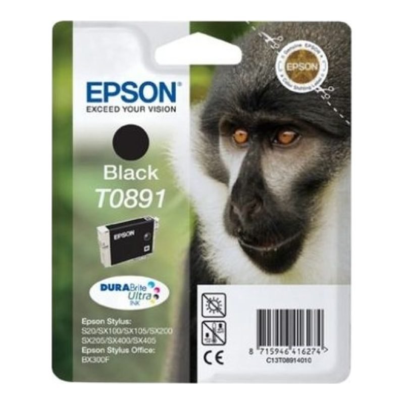 Epson T0891 C13T08914020 Siyah Mürekkep Kartuşu