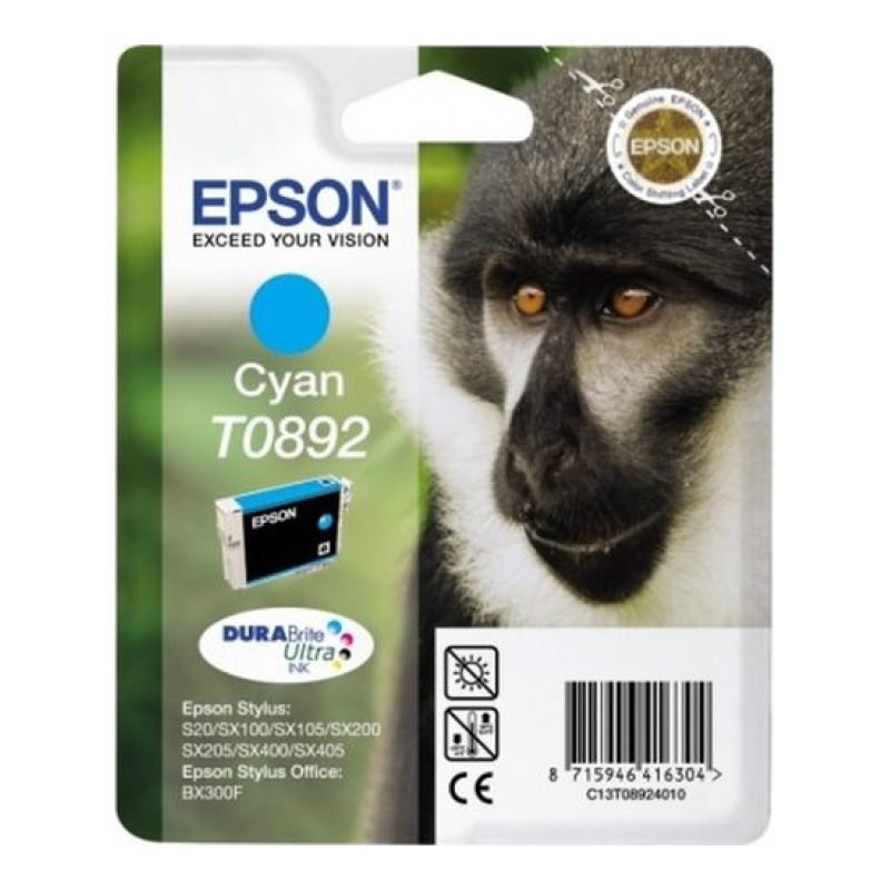 Epson T0892 C13T089240 Mavi Mürekkep Kartuşu — görsel 2