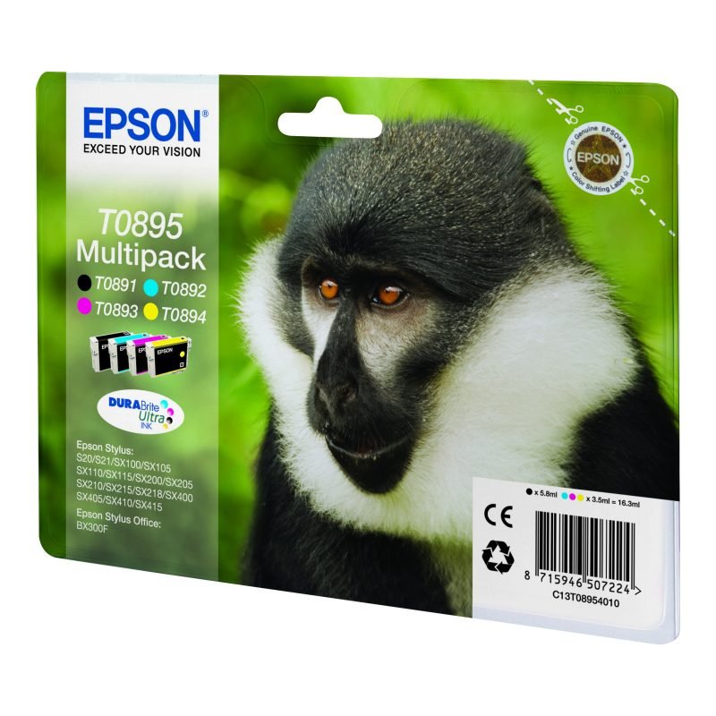 Epson T0895 C13T08954010 Üç Renkli Mürekkep Kartuşu