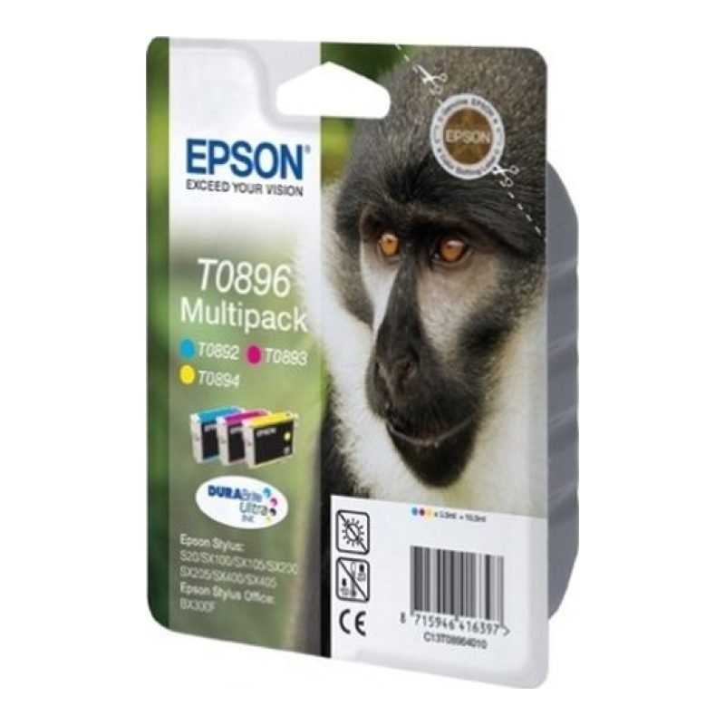 Epson T0896 C13T08964020 Üç Renkli Mürekkep Kartuşu