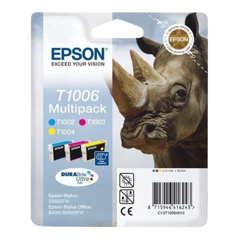 Epson T1006 C13T100640 Üç Renkli Mürekkep Kartuşu
