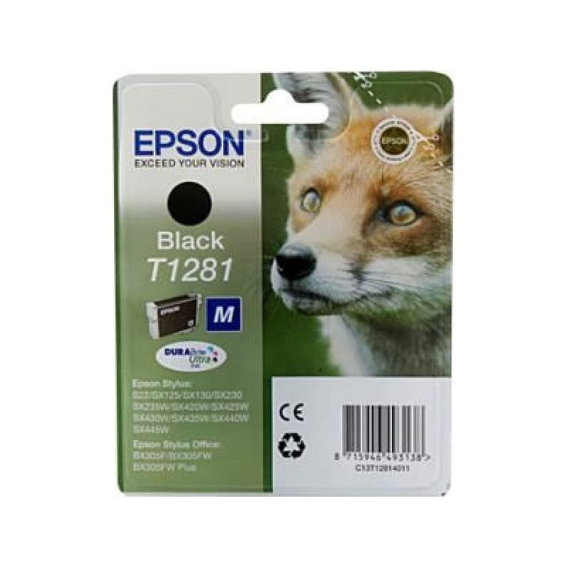 Epson T1281 C13T128140 Siyah Mürekkep Kartuşu
