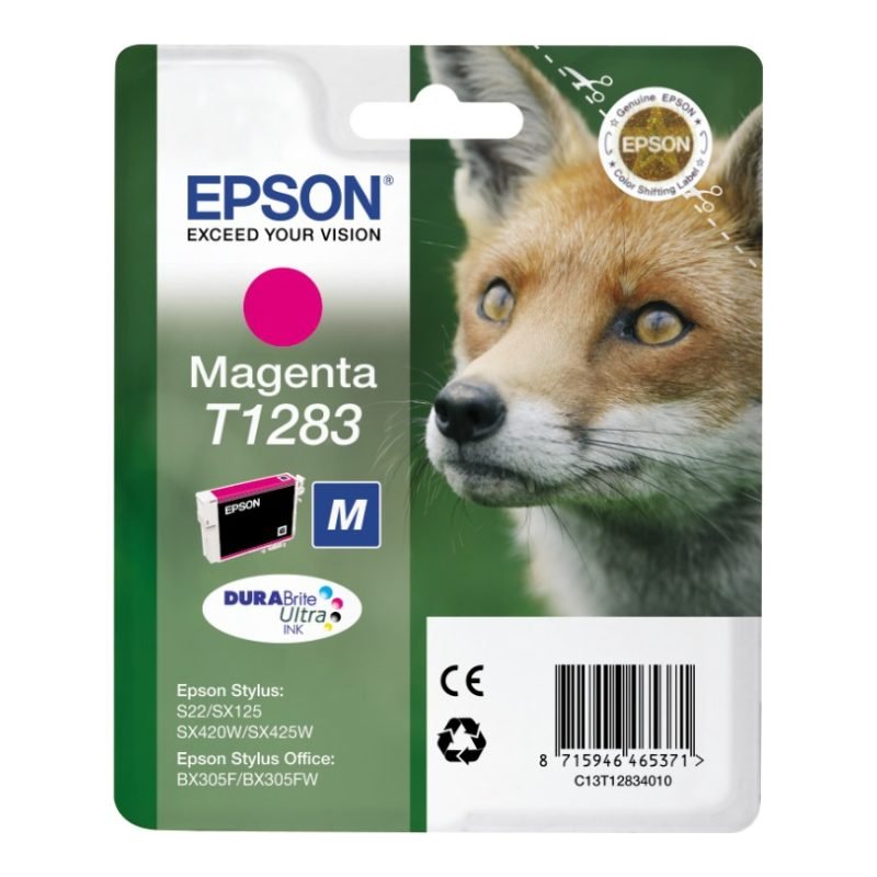 Epson T1283 C13T12834020 Kırmızı Mürekkep Kartuşu